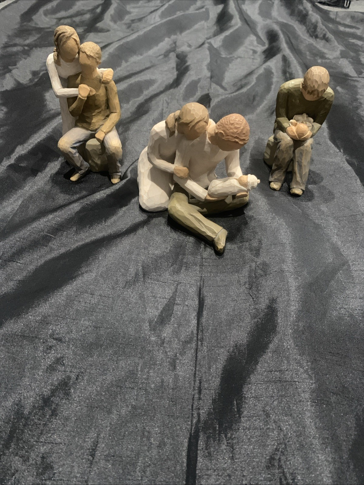 Three Willow Tree Figurines New Dad You And Me And New Life By Susan Lordi