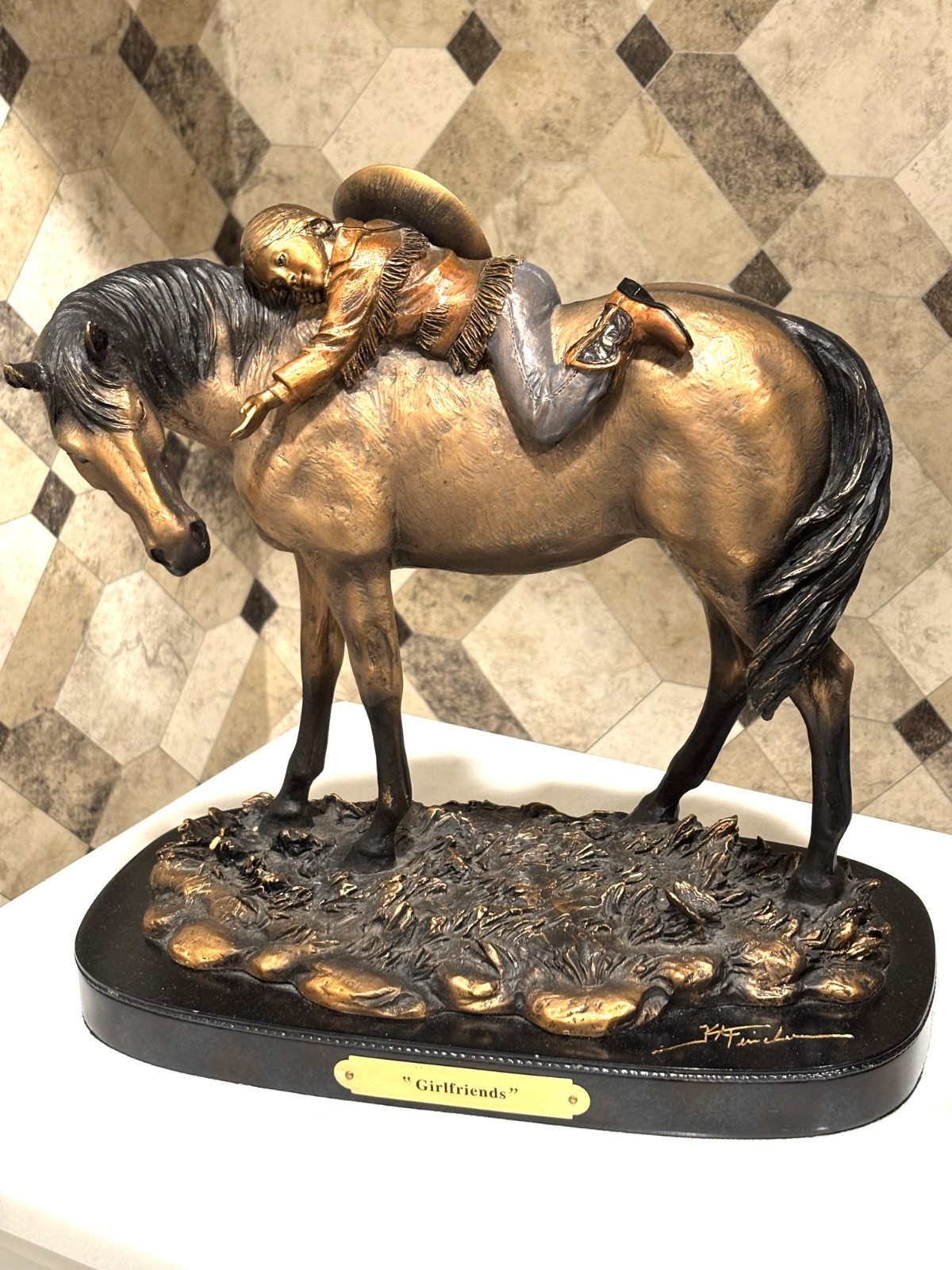 Kathy Fisher UNBRIDLED WONDER “GIRLFRIENDS” Girl on Horse