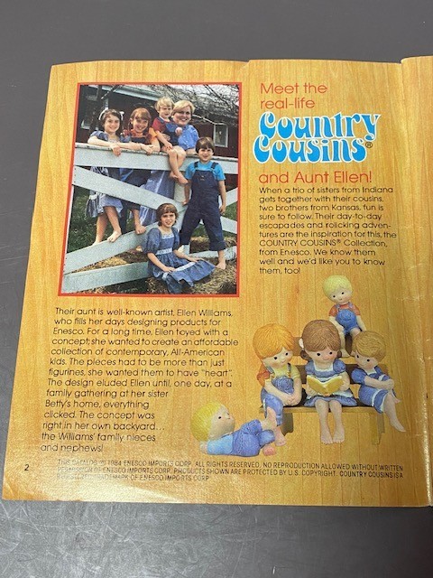 Country Cousins Collection Booklet Vintage 1984