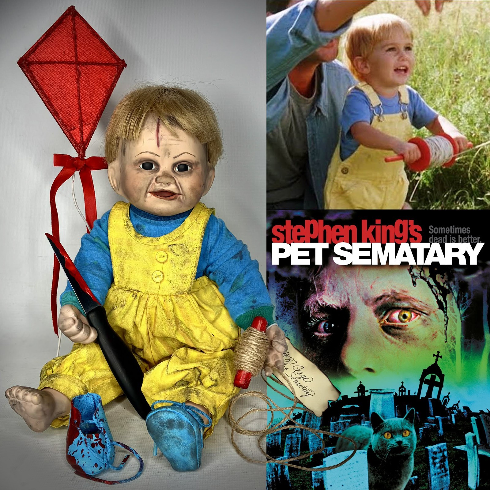 Gage Pet Semetary Stephen King Horror Movie Character Doll Erika’s Emporium #87