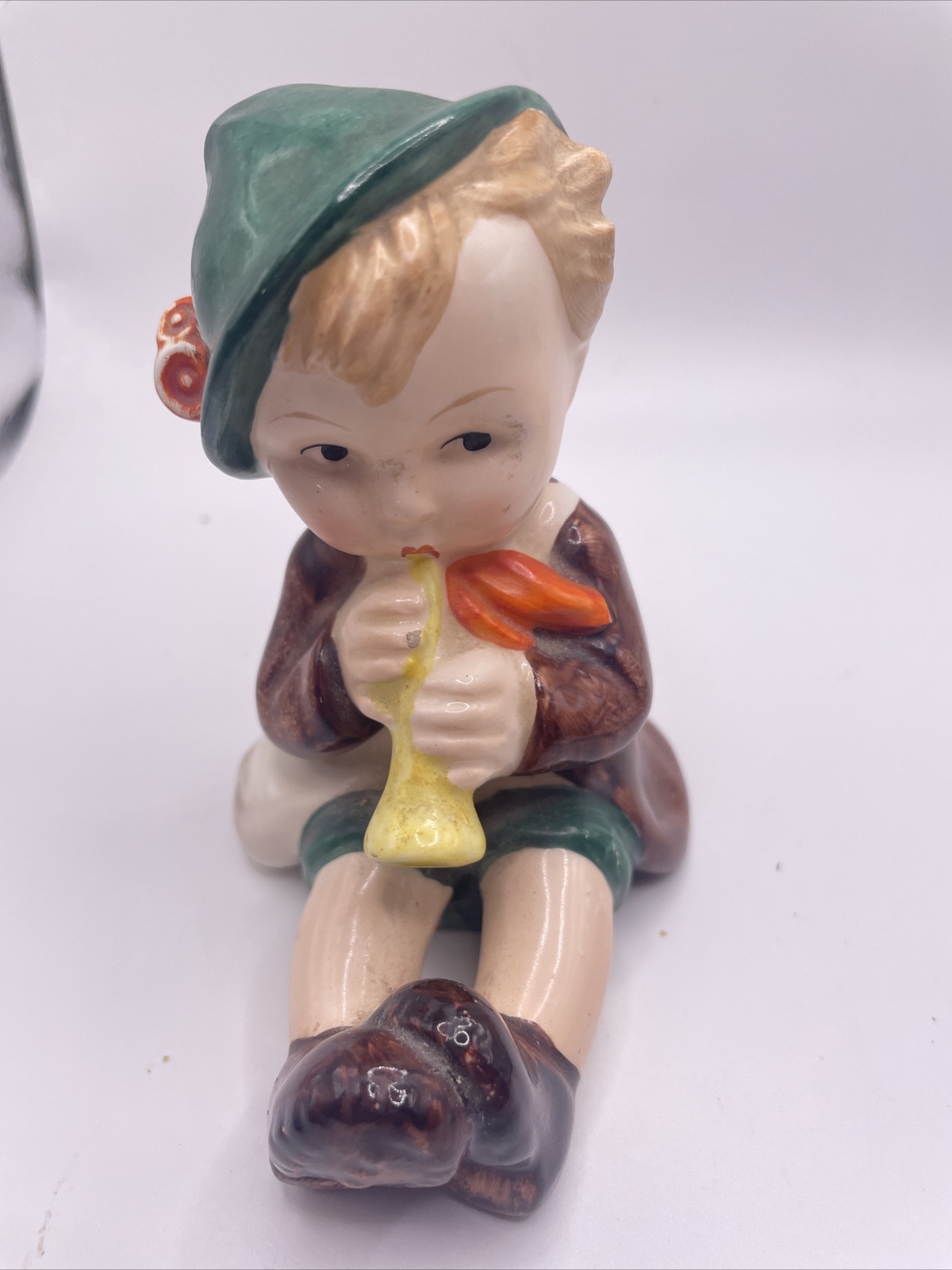Rare Goebel Boy with a Flute/Pipe TMK2 #KF25, 4”