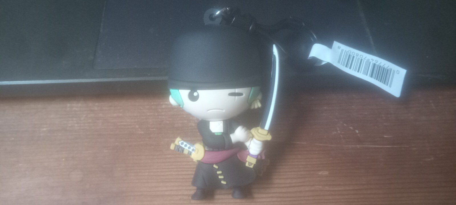 One Piece Series 5 Figural Bag Clip 3 Inch Zoro