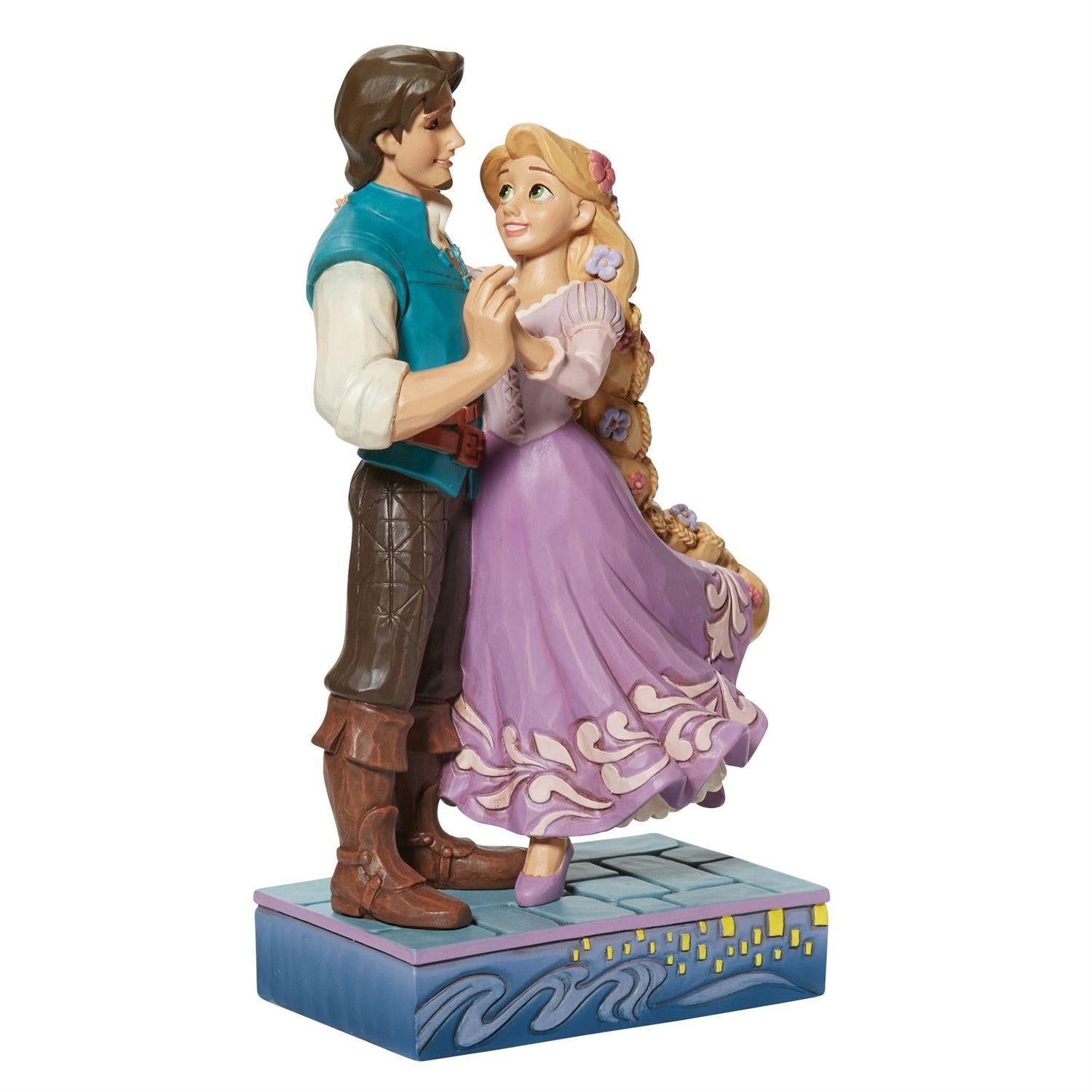 Jim Shore Disney Traditions Rapunzel & Flynn Rider In Love Figurine 6013071