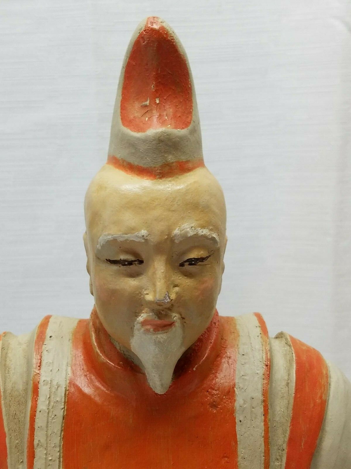 Vintage Austin Productions Samurai Sculpture Statue 15″ Uesugi Shogun Adviser
