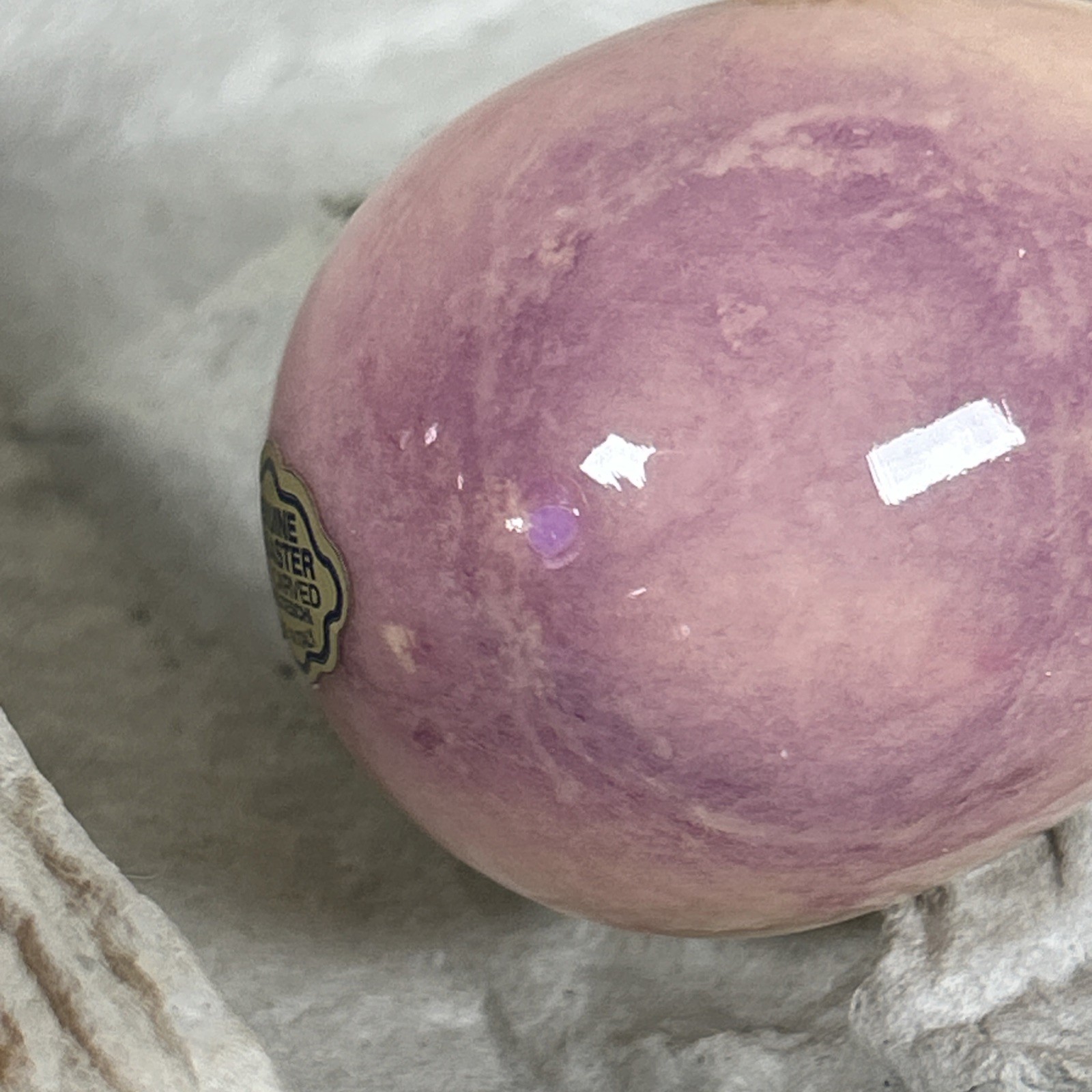 Genuine Alabaster Hand Carved Easter Eggs – by Ducceschi Lot Set 6 Made In Italy