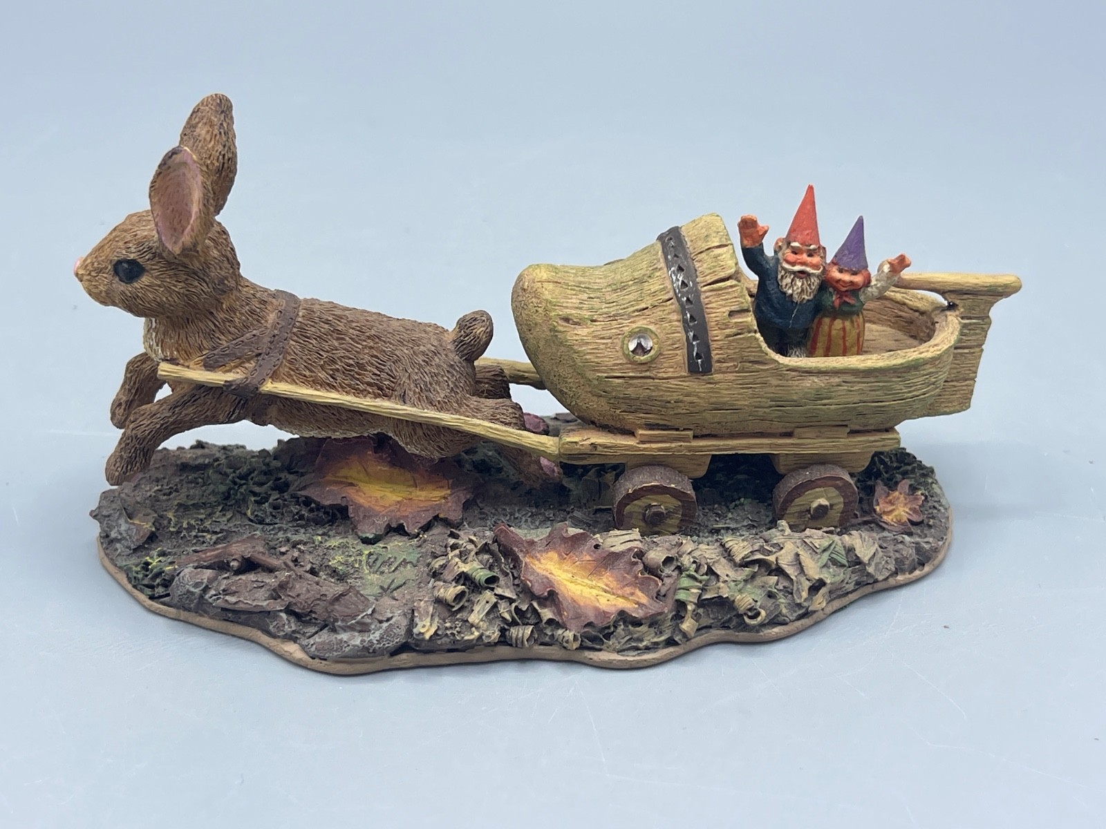 Egbert Rien Poortvliet Classic Gnomes “Sailing Away” 810405 Figurine Vintage