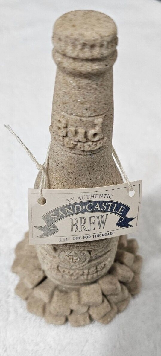 Budweiser Statue Beer – Authentic Sand Castle Brew – THE “One For The Road” NWT