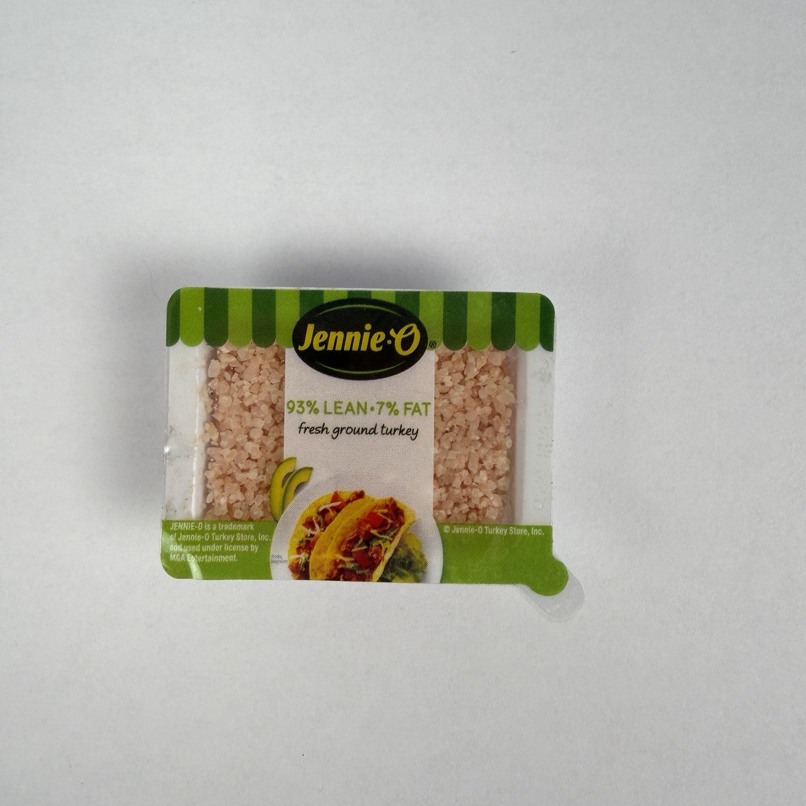 Mini verse Jennie O Ground Turkey Package Real Brands Miniature Food