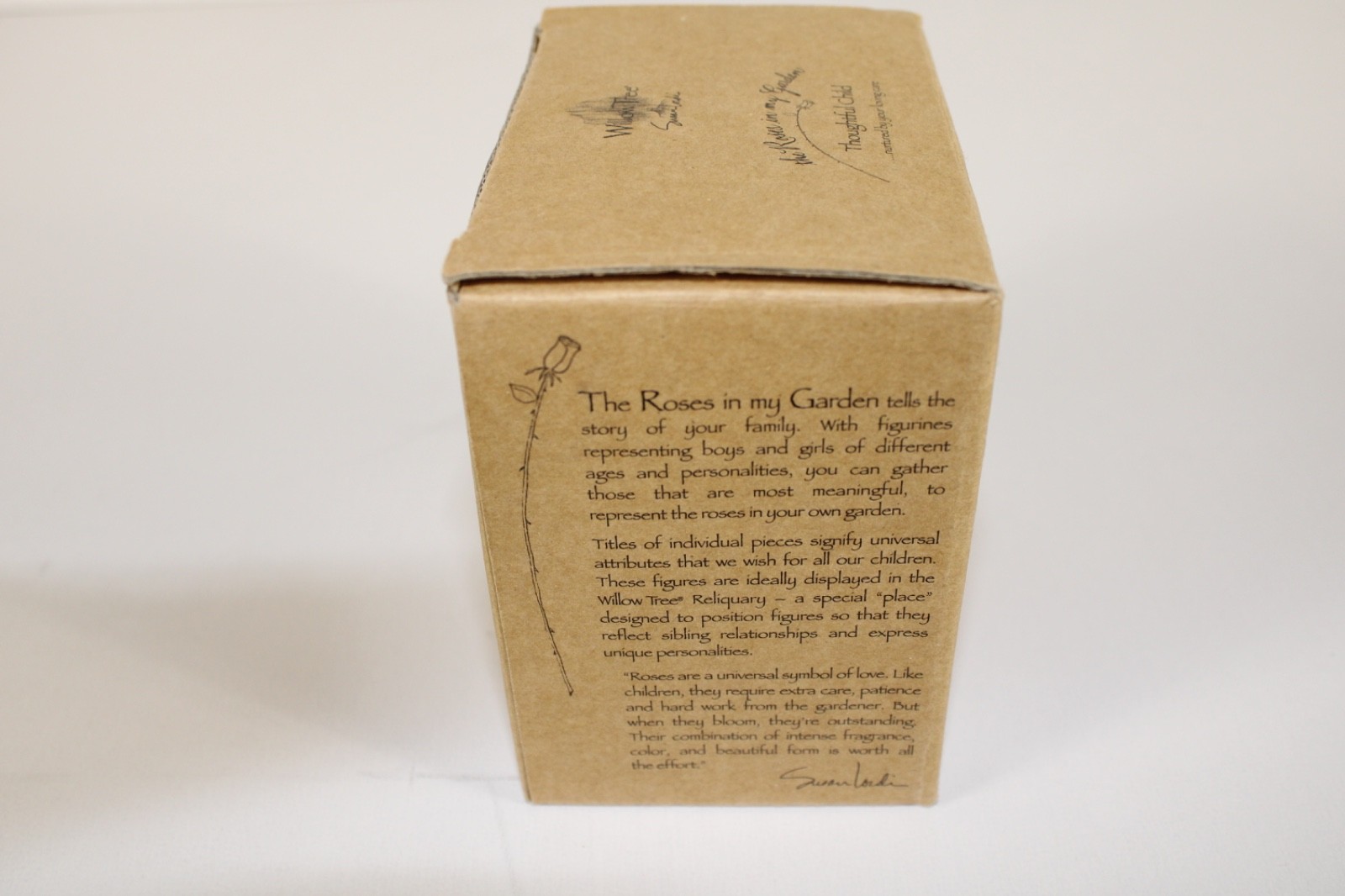 Willow Tree Demdaco Thoughtful Child 26225 Figurine Susan Lordi 2008 With Box