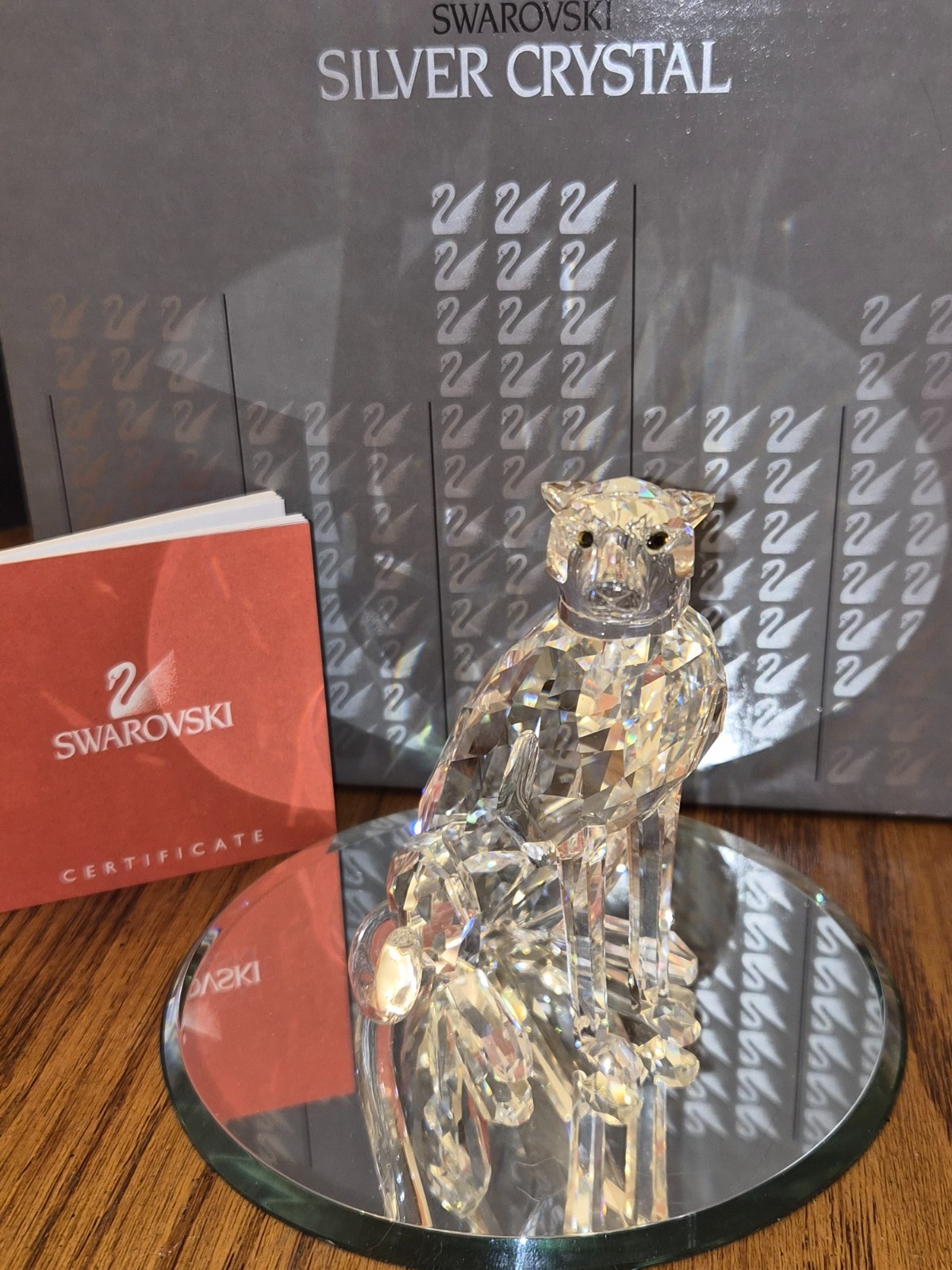 SWAROVSKI CRYSTAL CHEETAH A 7610 NR 000 001