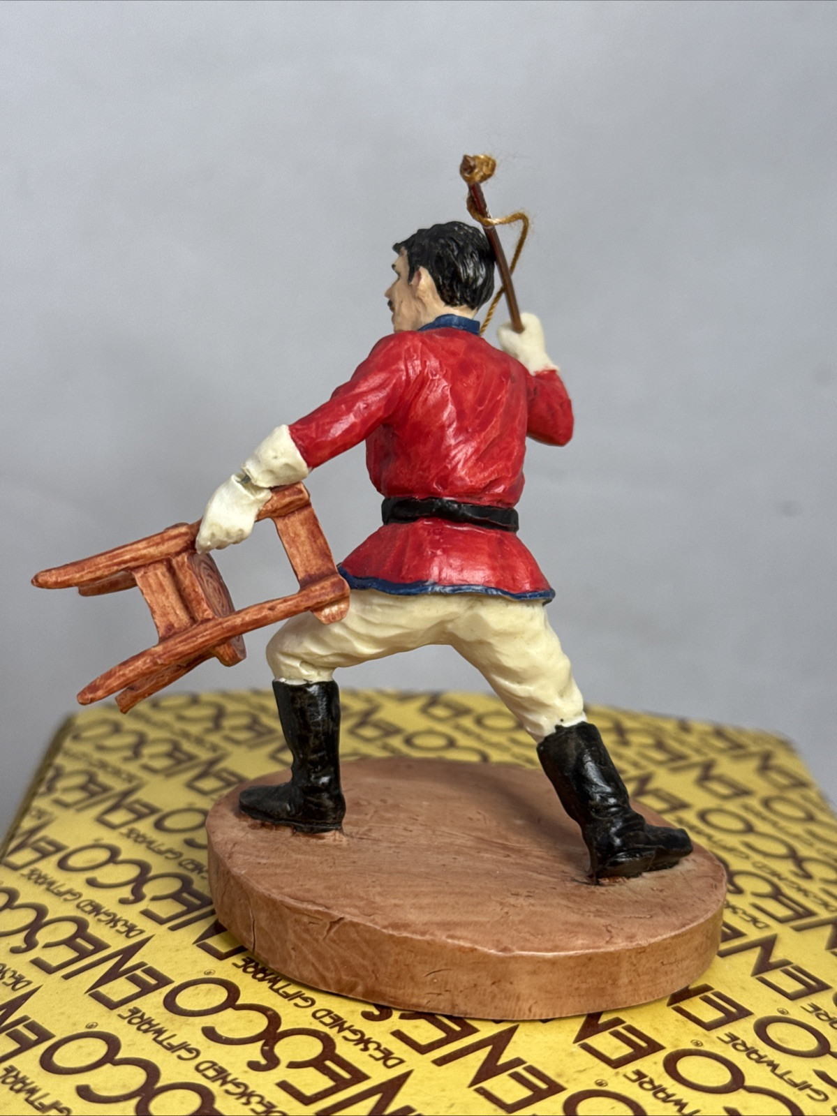 Enesco Le Grande Cirque Lion Tamer Whip Chair Figurine Circus Figure Vintage