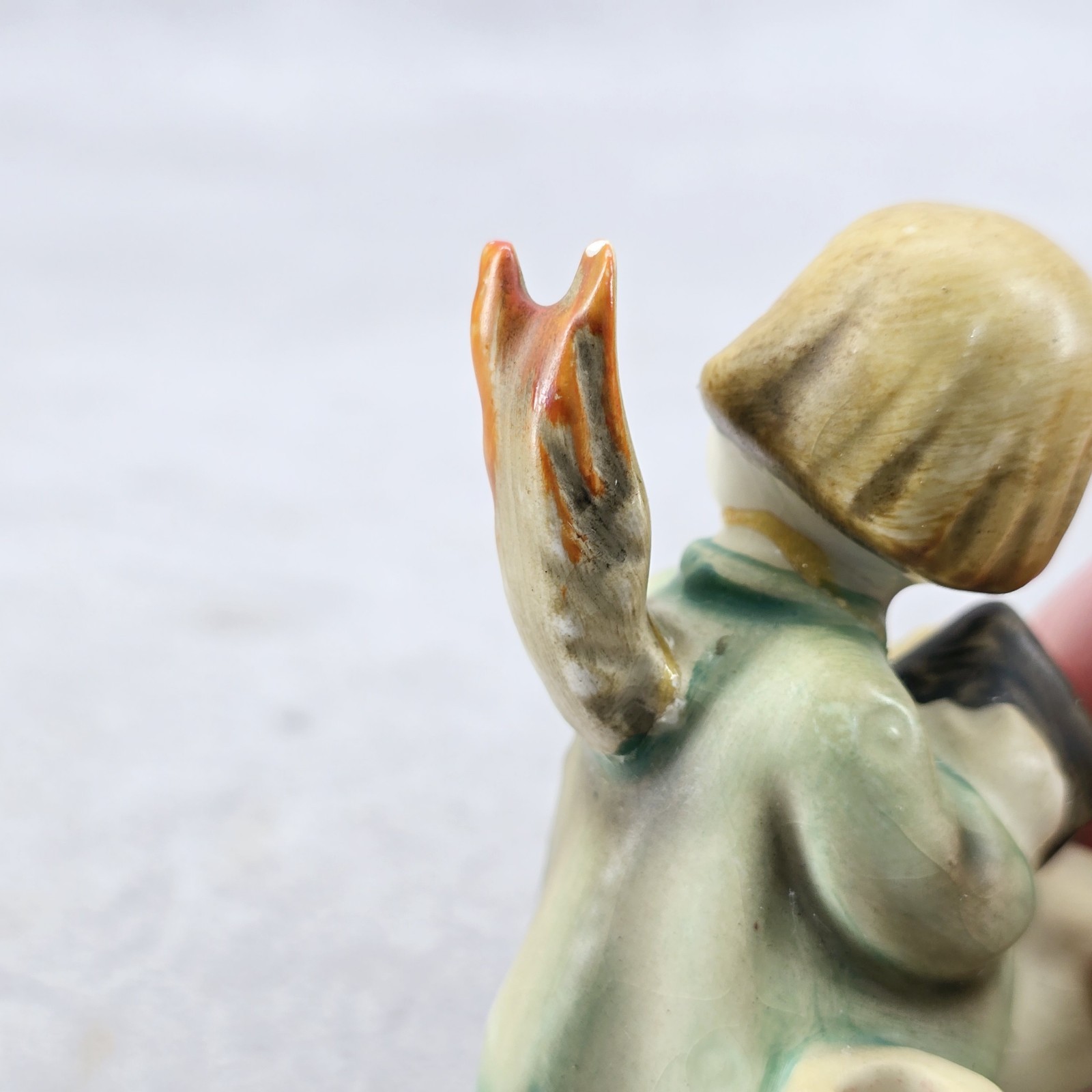 Rare Hummel Figurine Joyous News Accordion 1 / 39 / 0 Goebel 1950 1959 TMK 2