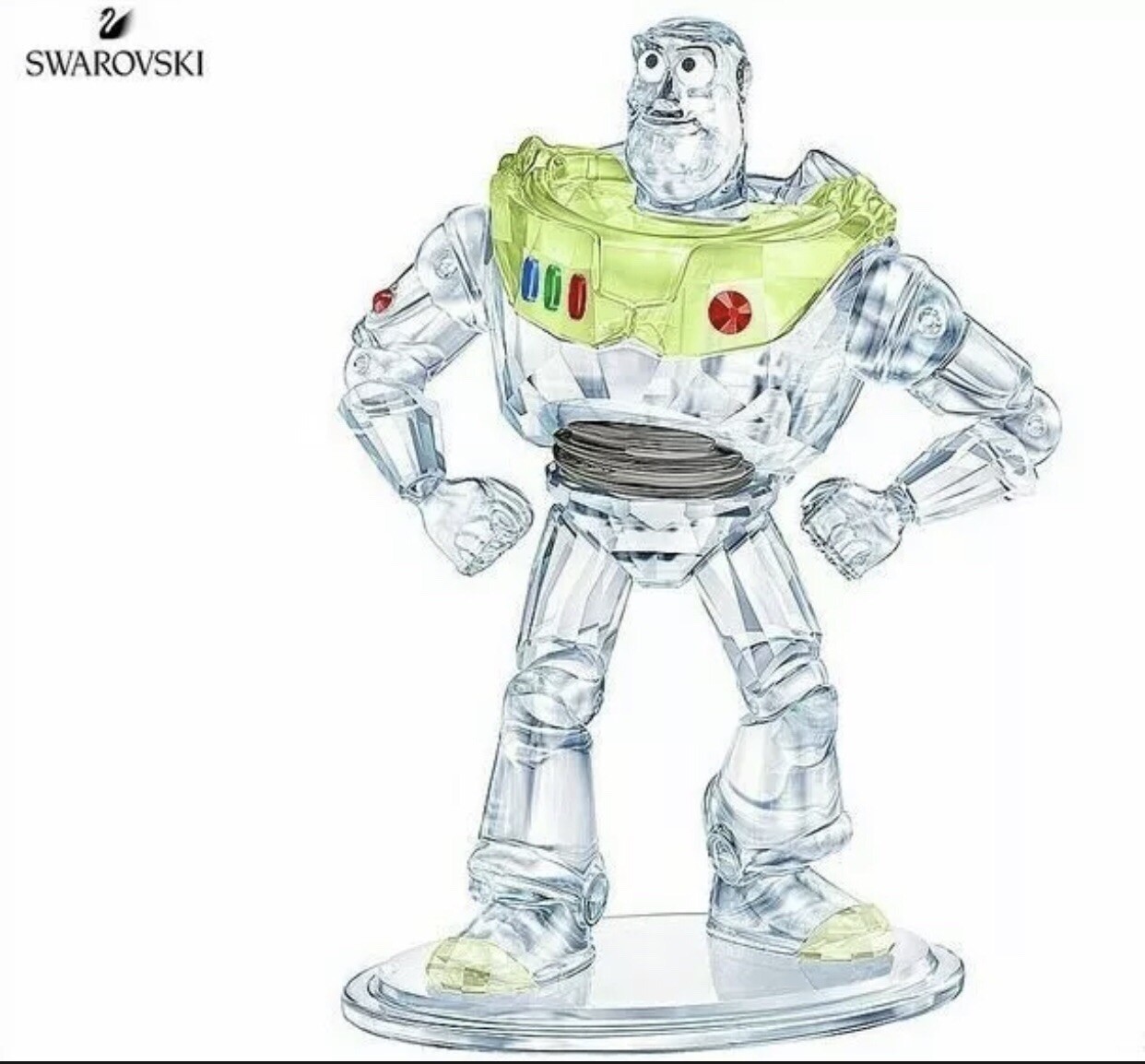 Swarovski Toy Story Buzz Lightyear Crystal Figurine #5428551 New Authentic