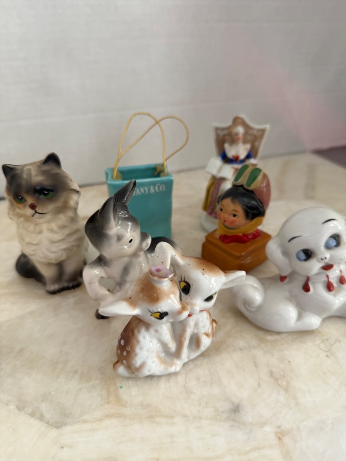 Vintage Porcelain Figurine Lot of 7 Occupied Japan & Japan Assorted Figures