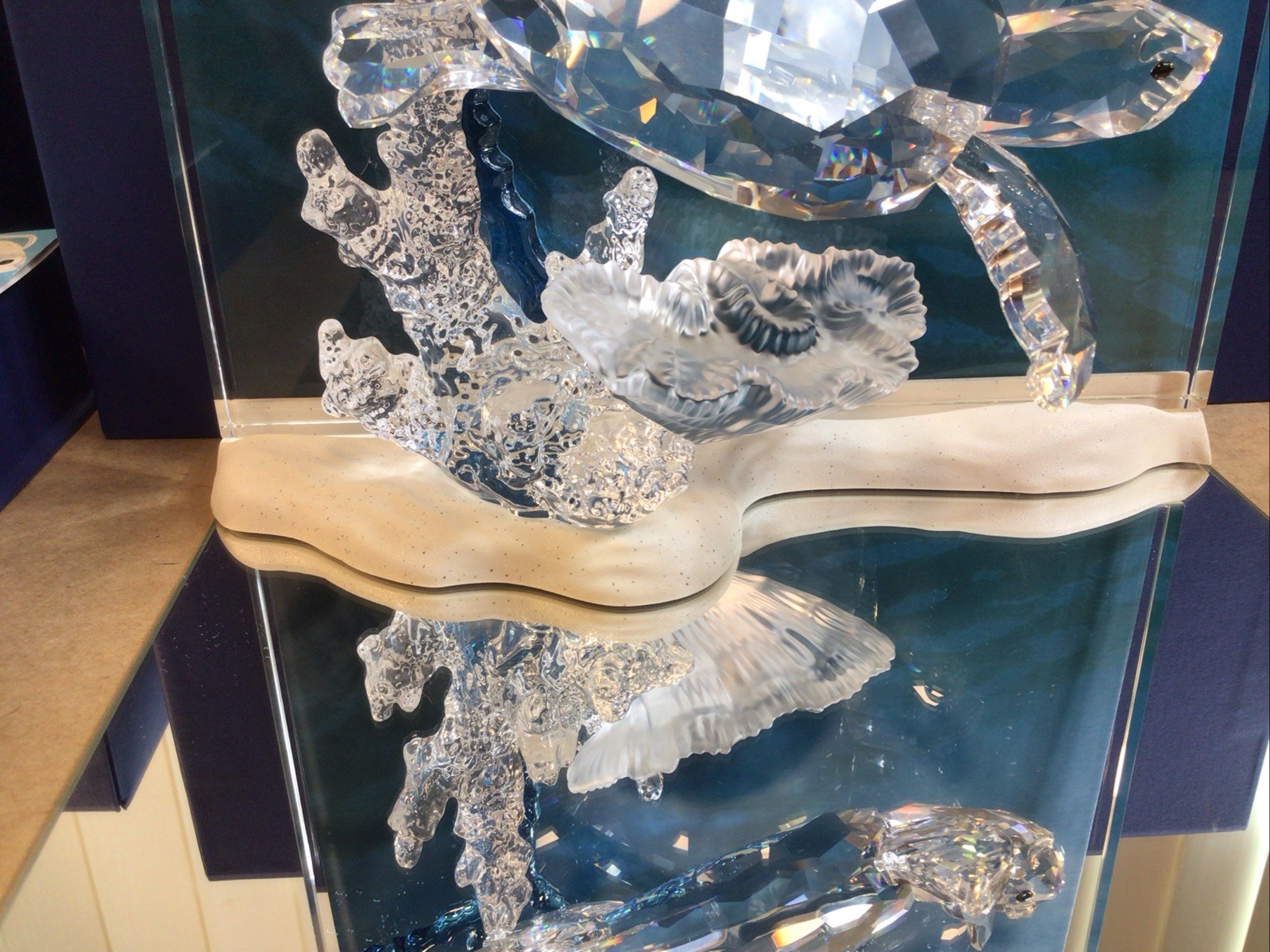 Swarovski Wonders Of The Sea Eternity Colored Turtle 684266 Original Box & COA