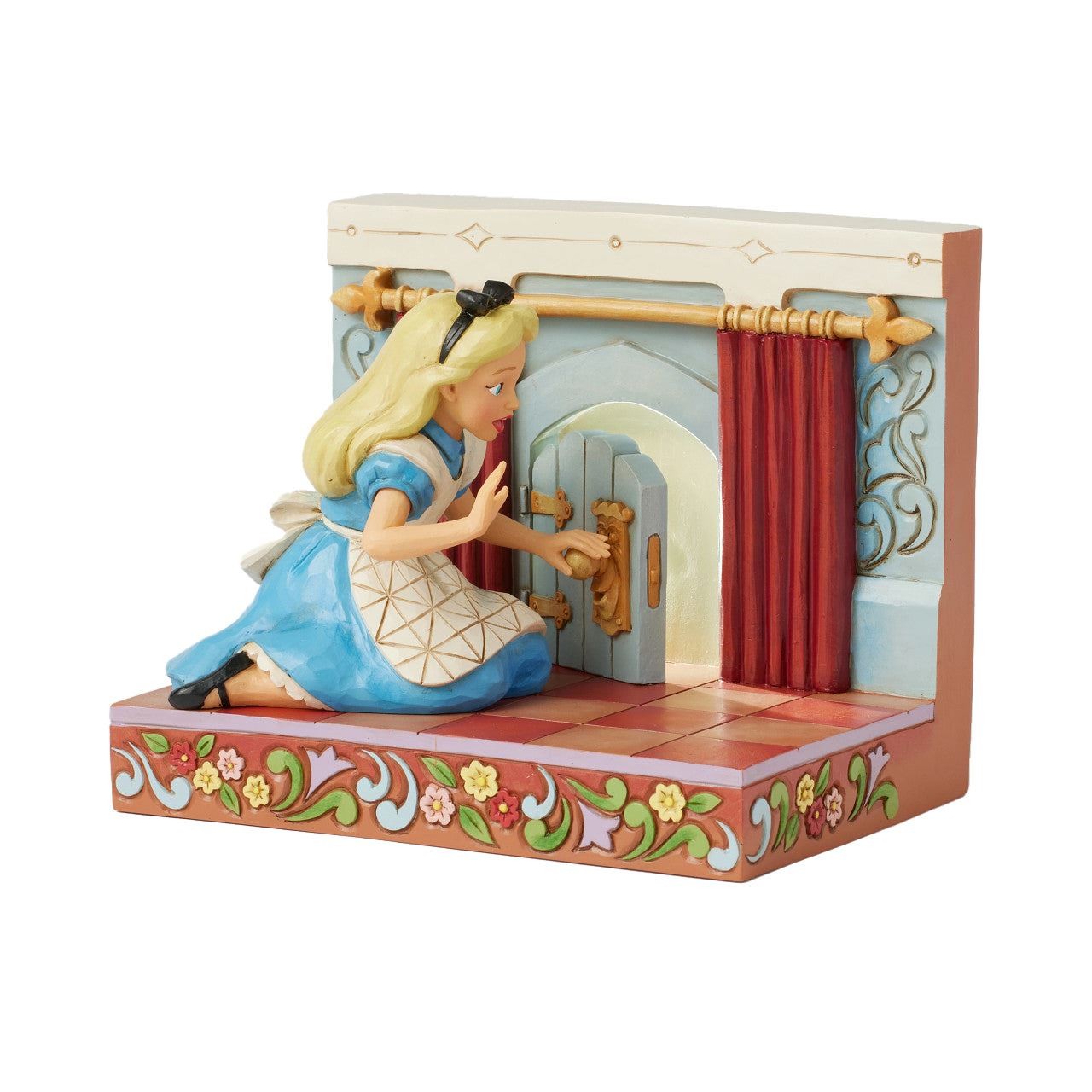 Jim Shore Disney Traditions Alice in Wonderland LED Door Figurine 6016902