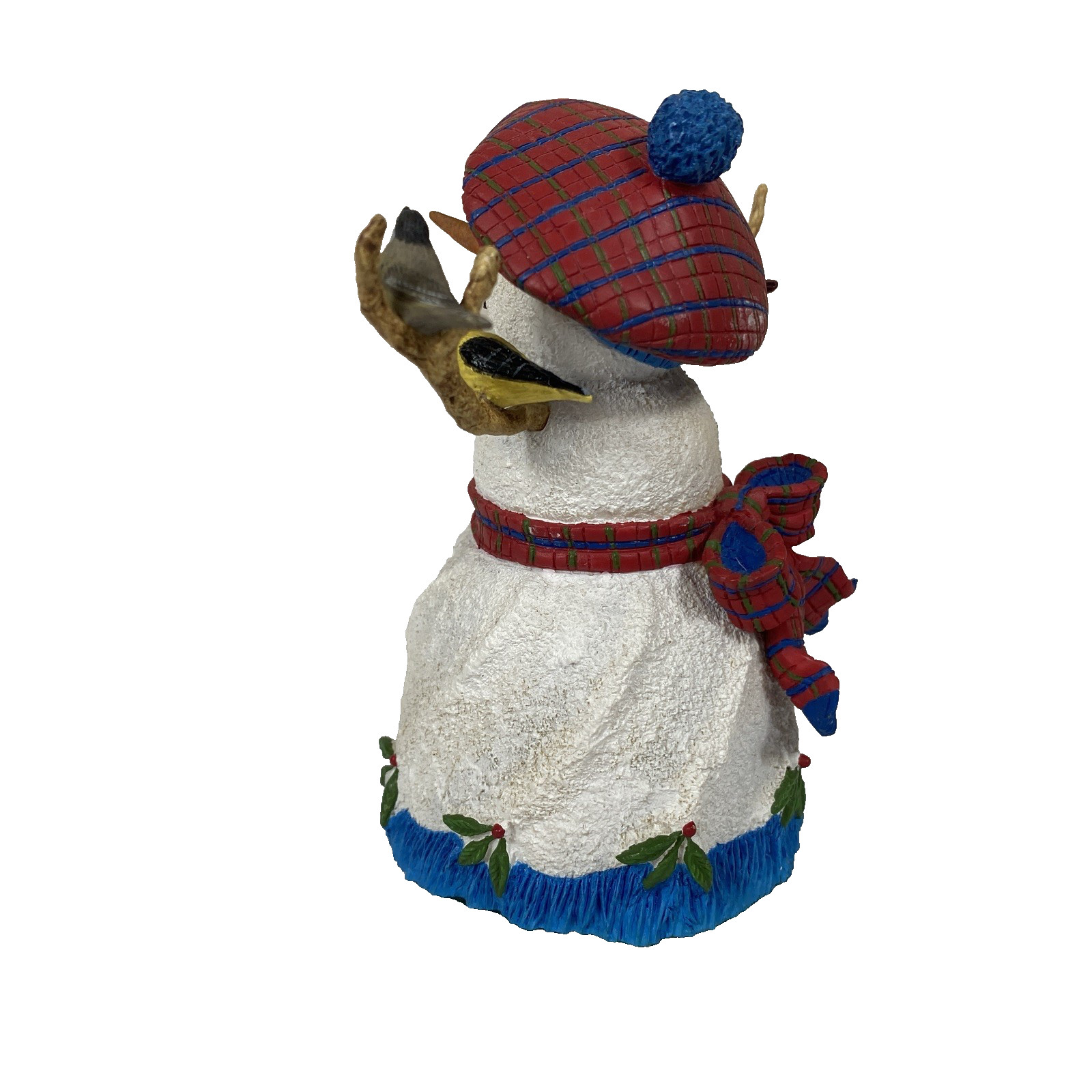 Lenox Collections Snowman Figurine- Pretty In Plaid- Lynn Waters With COA In Box