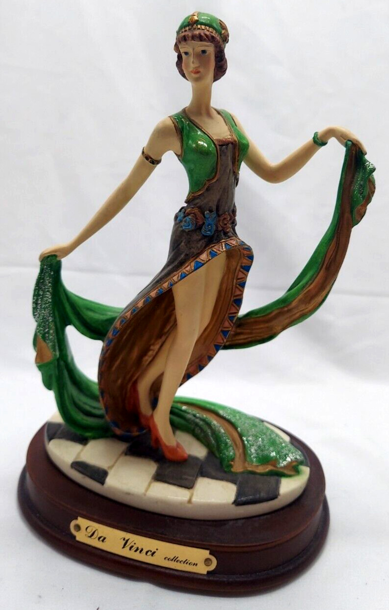 1980s Da Vinci Collections Ladies Figurines Set of 3 Figures Vintage