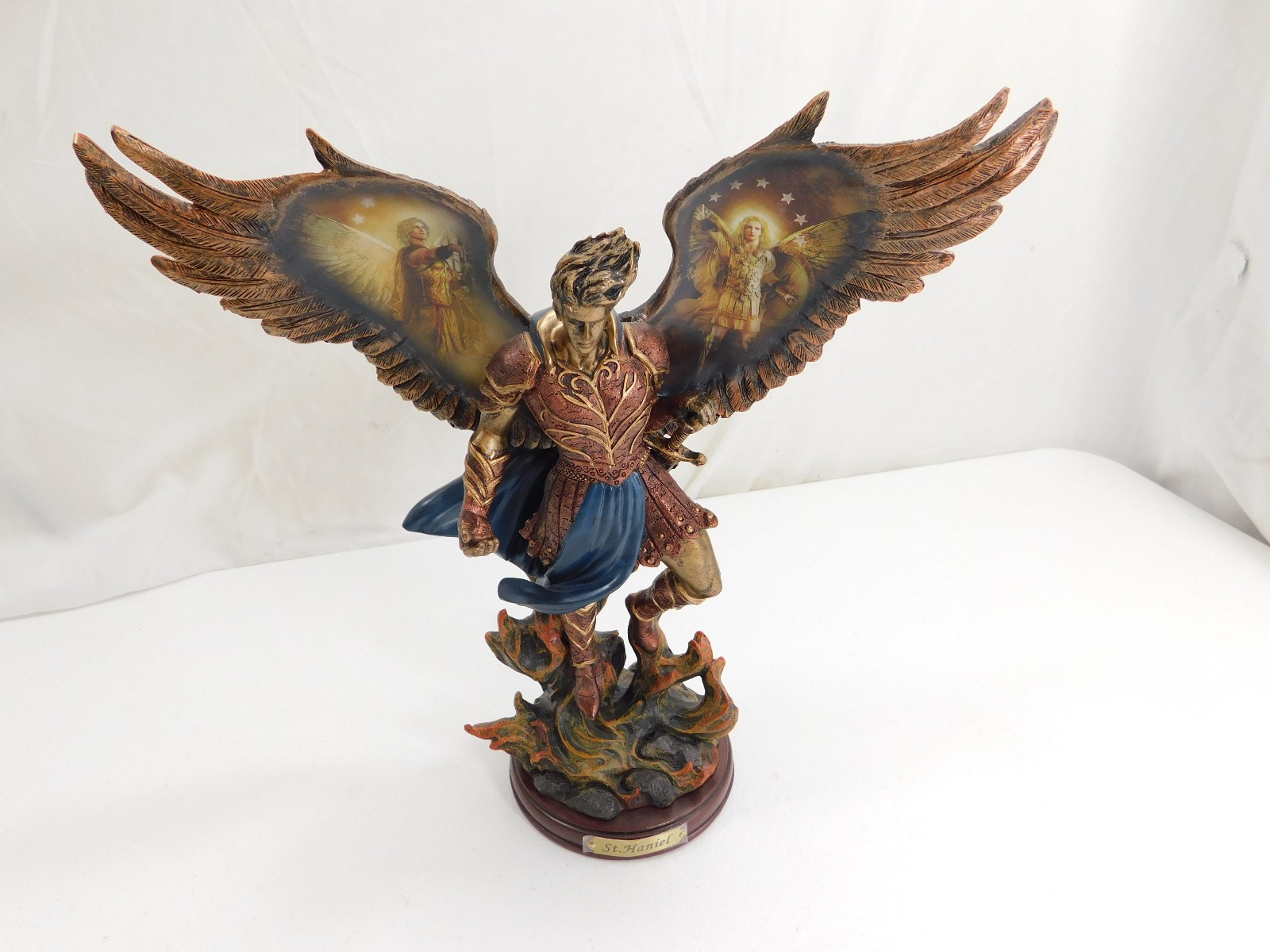 HANIEL: JOY OF GOD Bronze Archangel Bradford Exchange