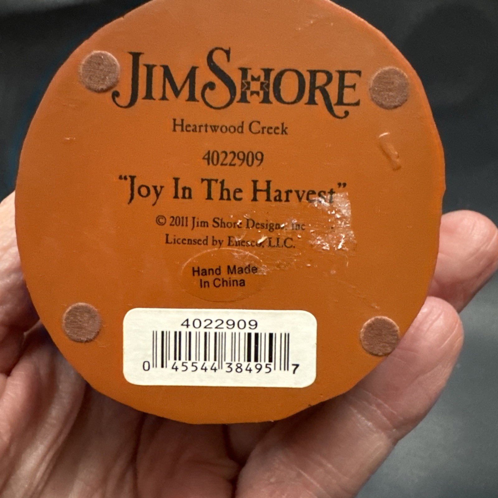 Jim Shore | Joy in the Harvest | 2011 Harvest Angel | Heartwood Creek #4022909