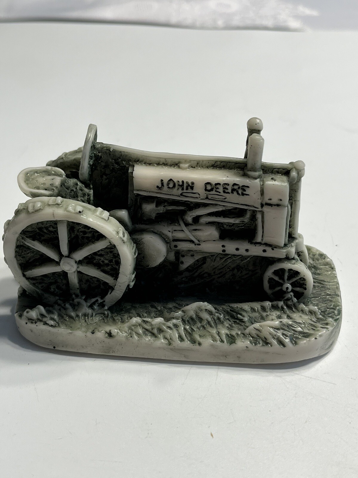 Georgia Marble John Deere Carved Tractor Figurine Ltd Ed