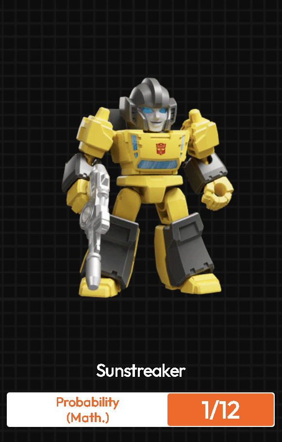 Blokees Transformers Defender Version 05 Mini Model Kit Sunstreaker 1/12