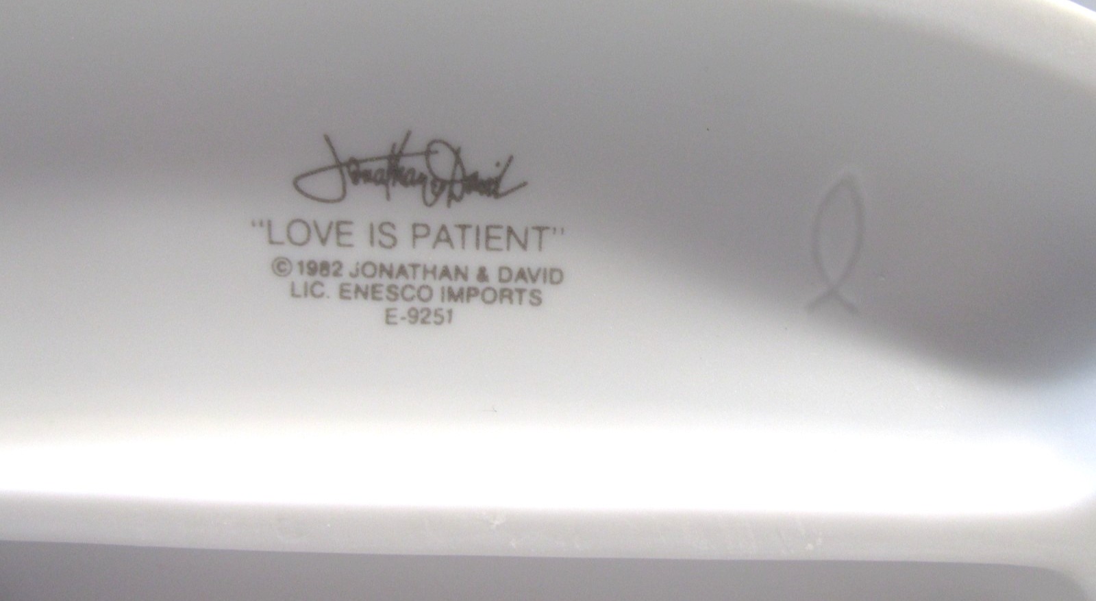 1982 Precious Moments “Love is Patient” Figurine – #E-9251