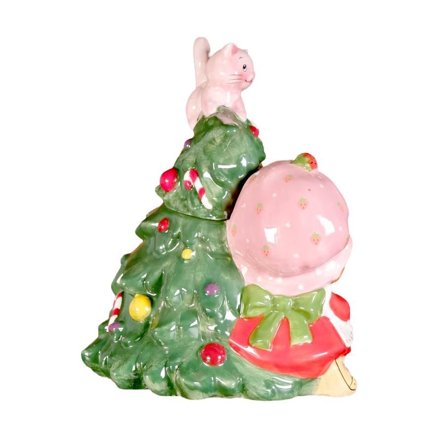 Blue Sky Clayworks Strawberry Shortcake Christmas Cookie Jar 24926B