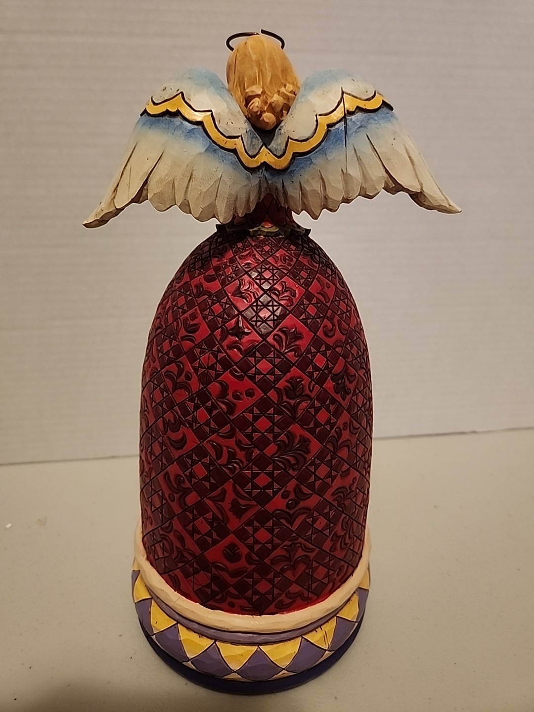 Jim Shore Musical “Silent Night” Angel Rotating Nativity Scene – NO LIGHT