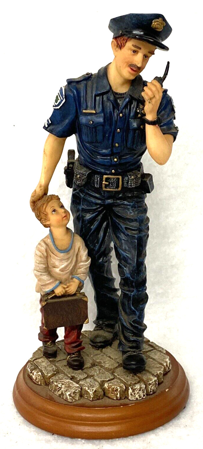 VINTAGE BLUE HATS OF BRAVERY STATUE FIGURINE,LIMITED EDITION 10/443 VANMARK 1998