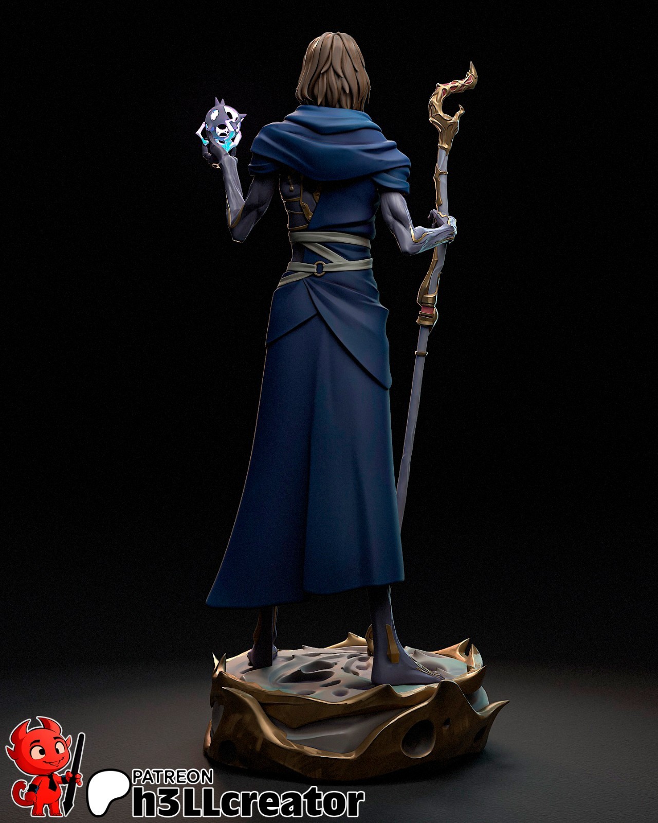 Viktor Figurine Arcane Hand Painted Model / DIY Kit 11 pcs