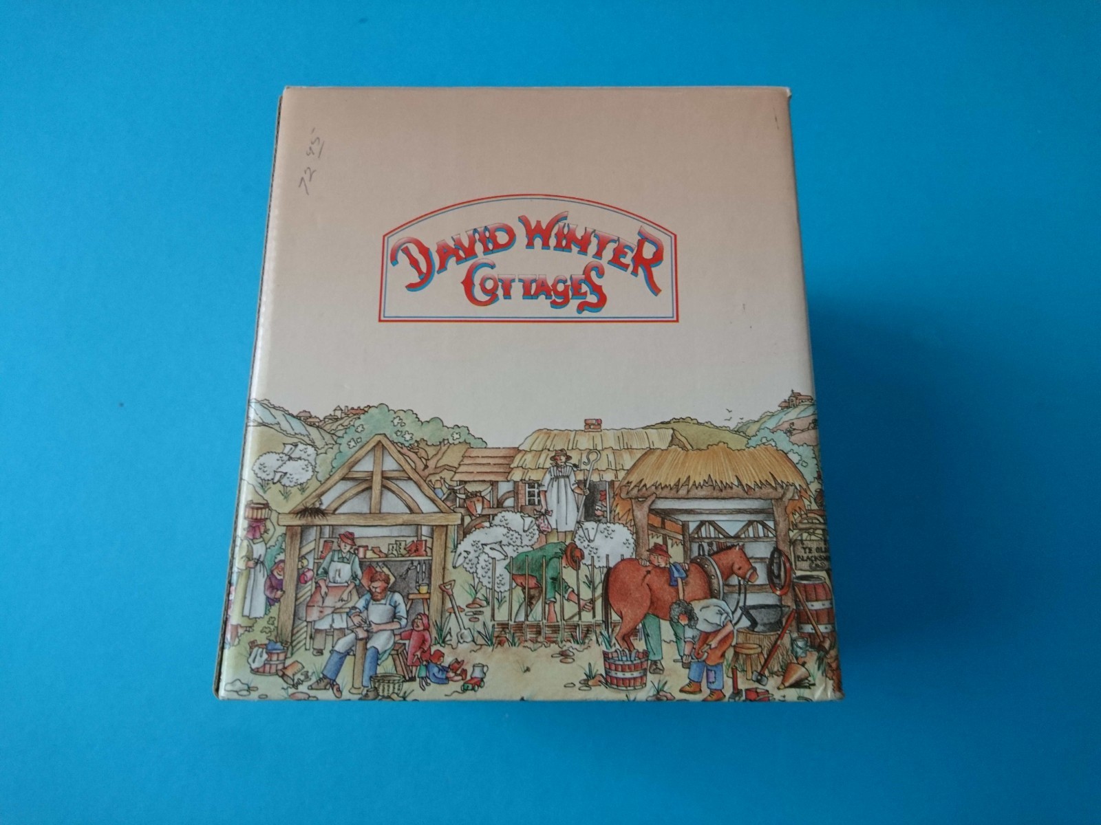 GATEKEEPERS – DAVID WINTER COTTAGES – JOHN HINE LTD – 1988 (4″X3″X5″) COA & BOX