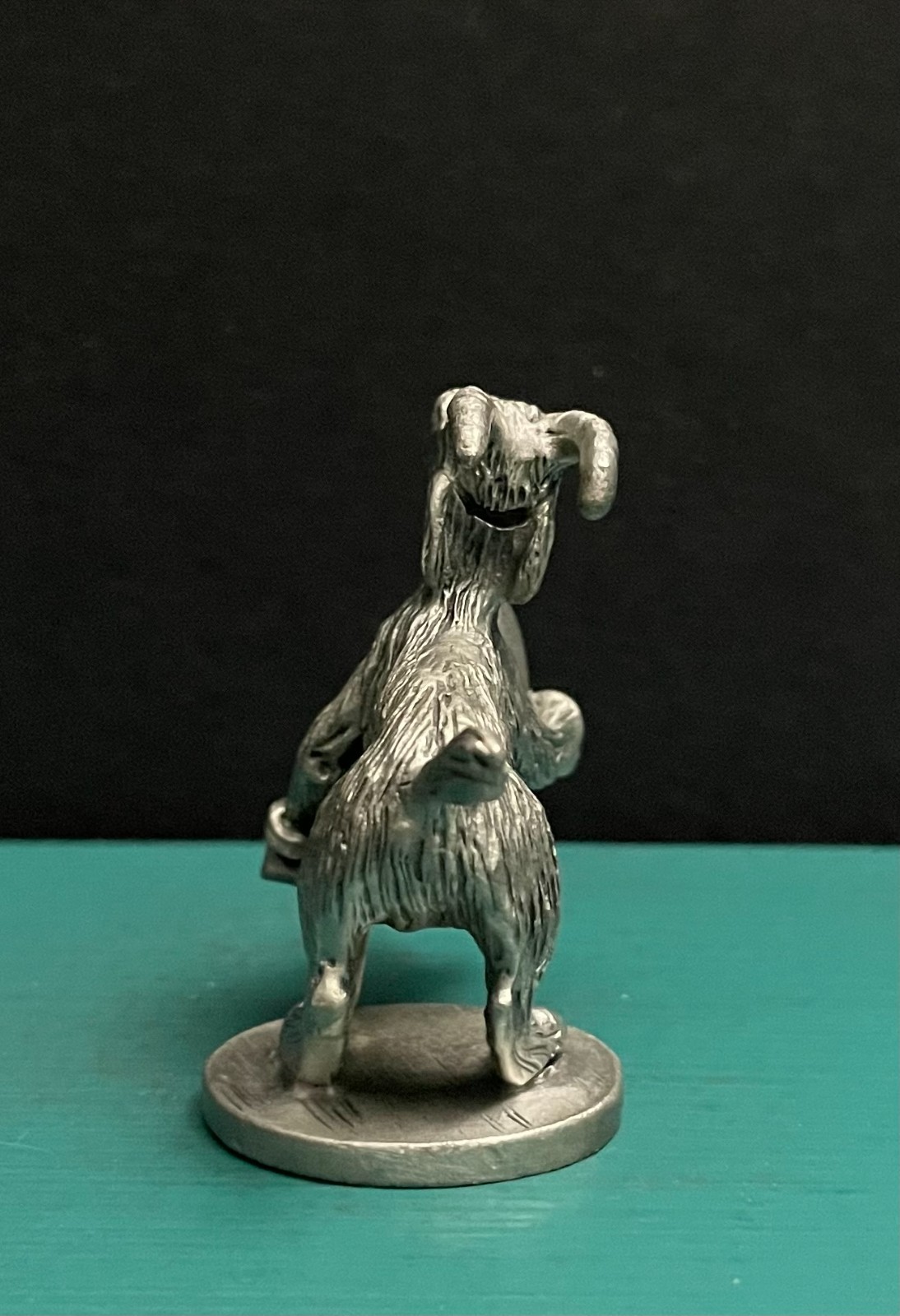 Hudson Pewter Metal Goat Cymbals Percussion Marching Animal Band Mascot Figurine