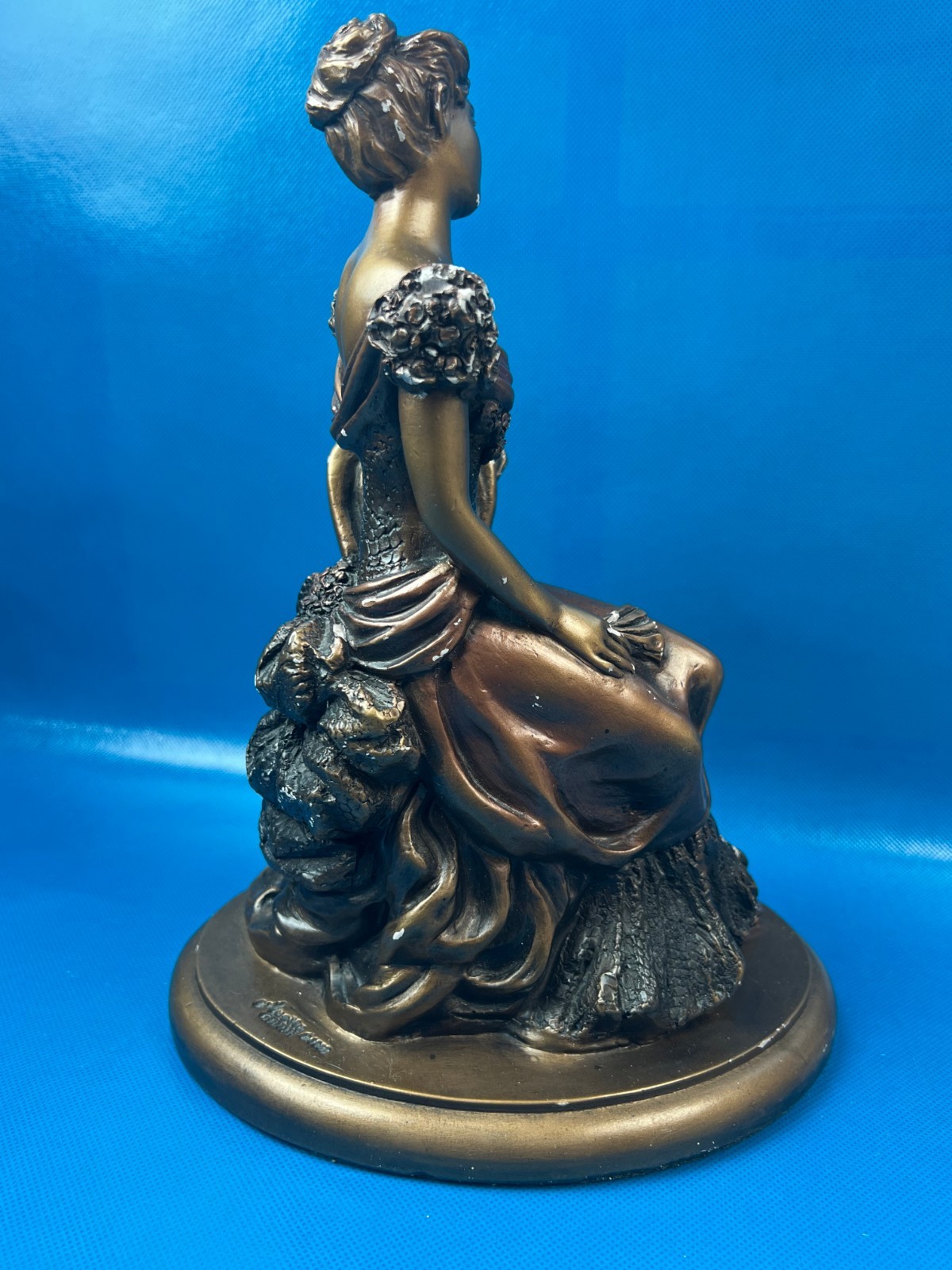 Austin Sculpture At The Ball Seated Woman Victorian French
