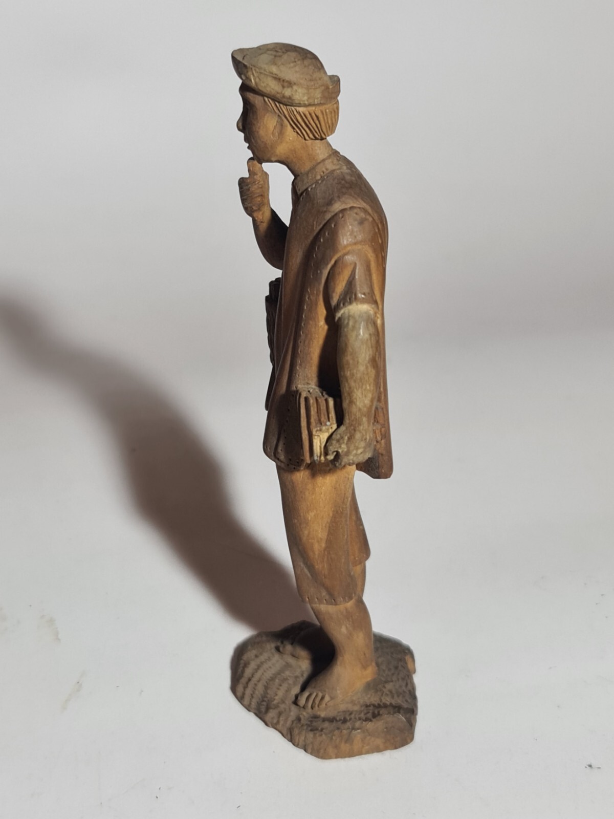 Antique Hand-Carved Biedermeier Figure – 1850s