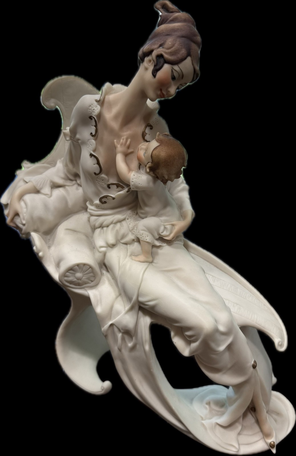 G. Armani 1987 Florence, Italy Figurine Mother & Baby Child 15.5″ x 10″ 7.6 Lbs.