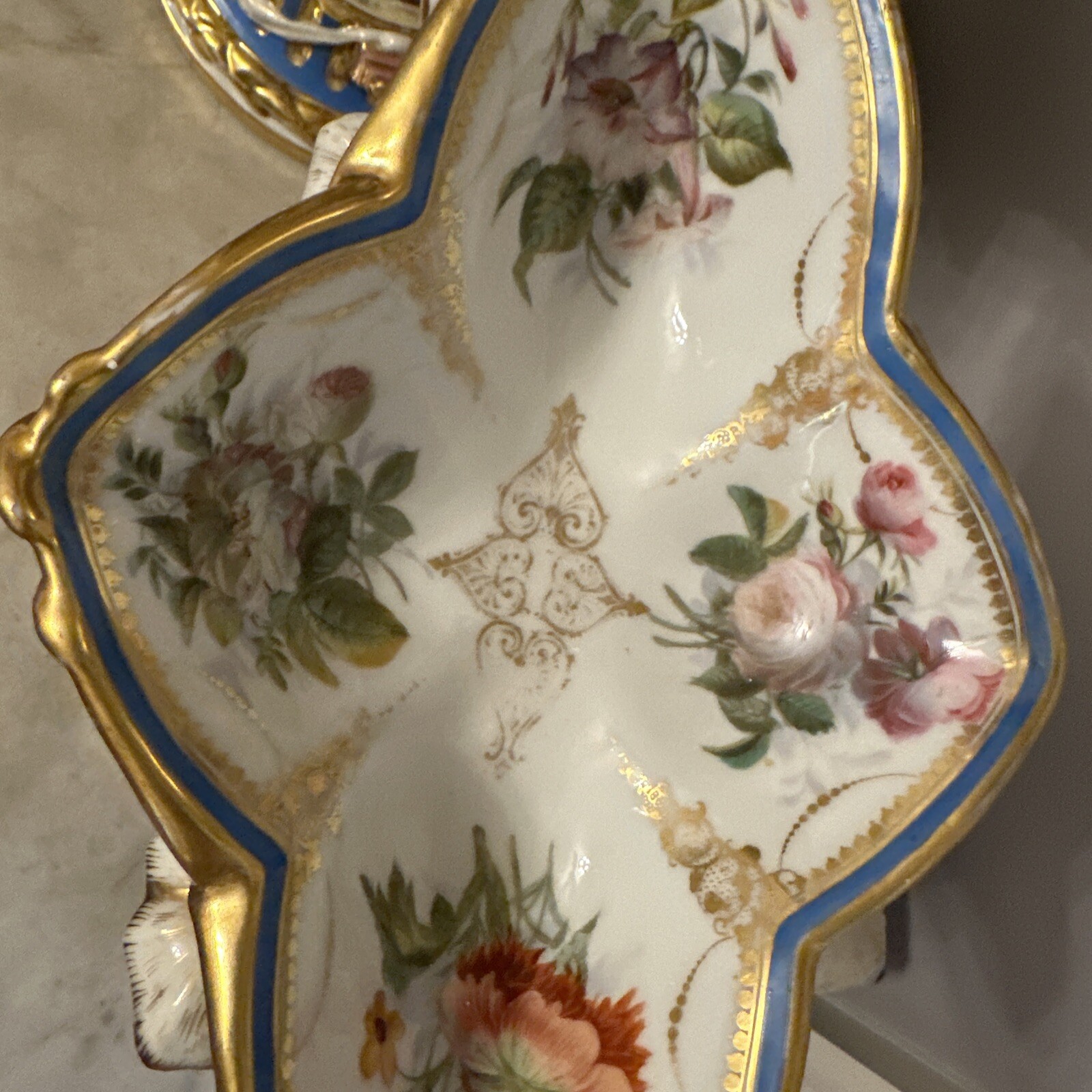 Cherub Porcelain Compotes , 19TH Century -Antique Compotes