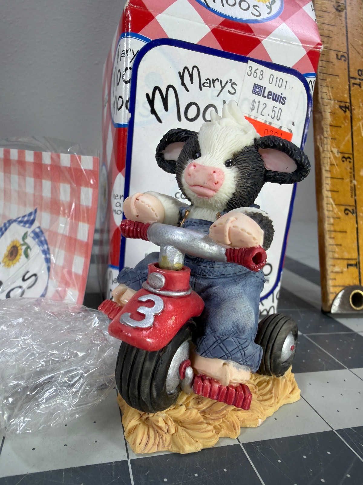 Mary’s moo moos whee I’m three with box