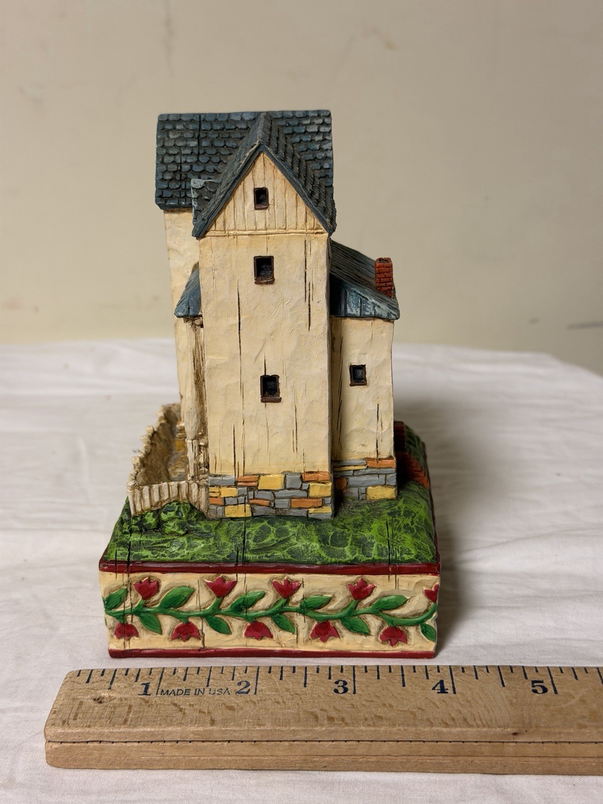 Jim Shore Heartwood Creek Farmhouse 2004 Starry Blocks Retired 0000305 Enesco