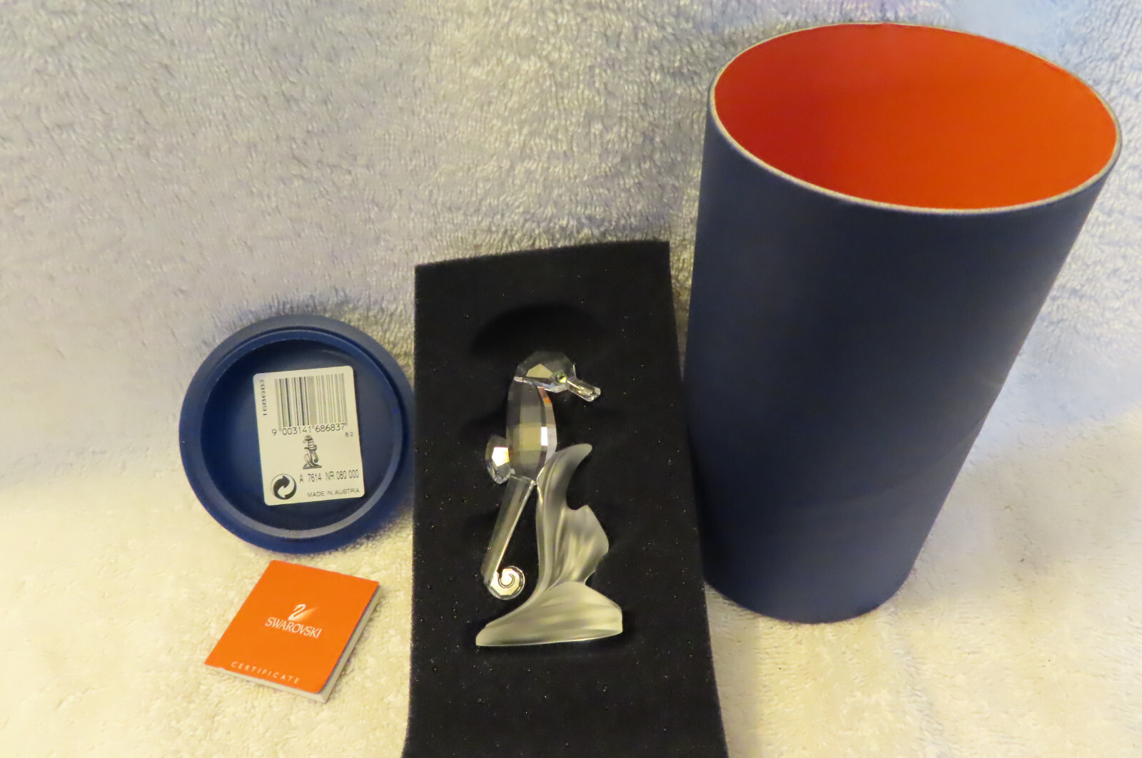 Swarovski Crystal Sea Horse 7614080000 168683 SeaHorse. Retired 2006. With Box