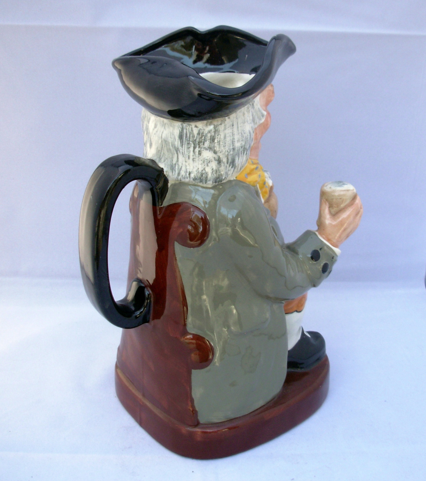 Royal Doulton Happy John Lg Character Toby Jug Mug Pitcher 9″ No8321 England vtg