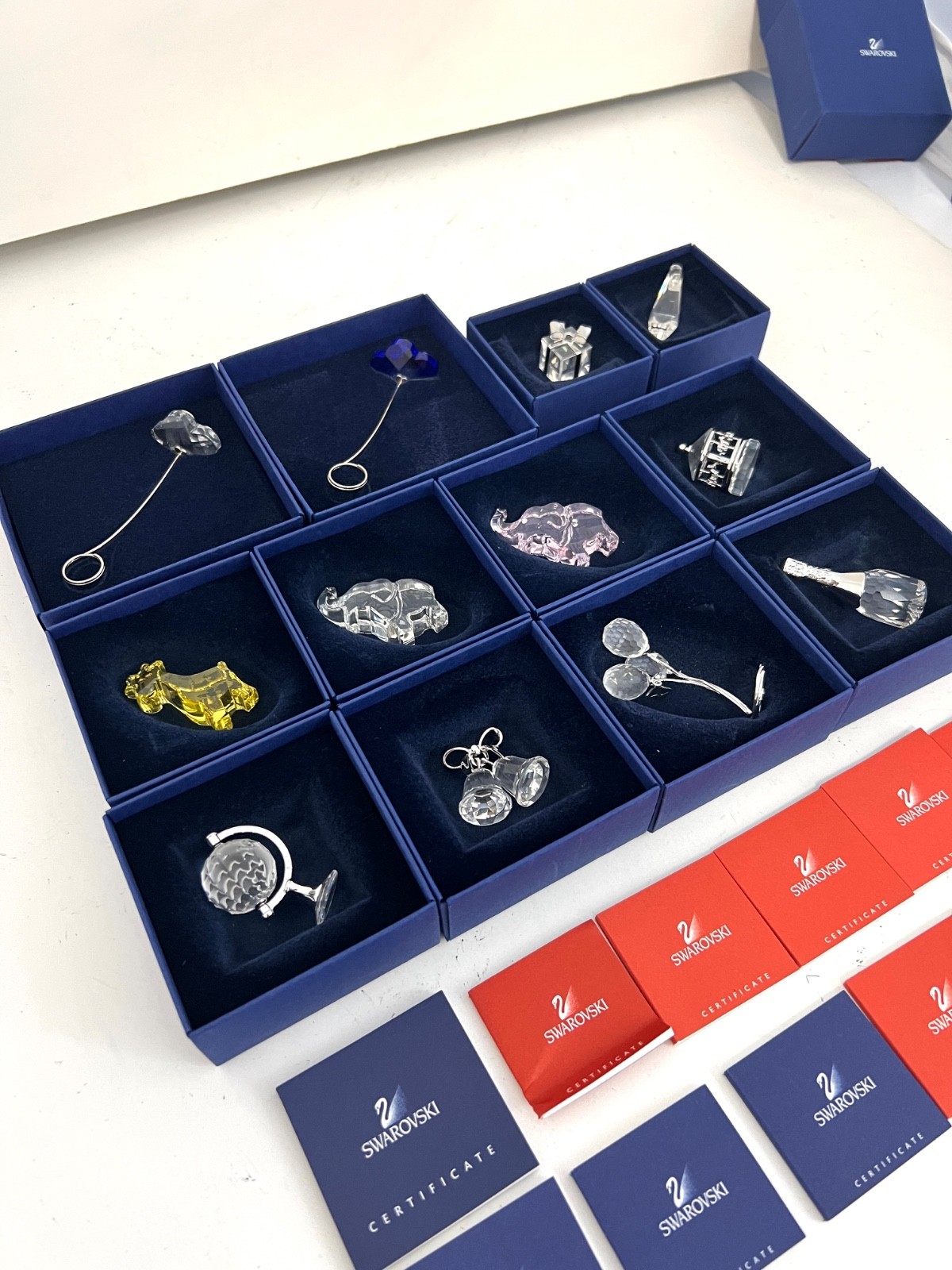 Swarovski 12 Pieces Crystal Miniature Figurines – Collection # 10