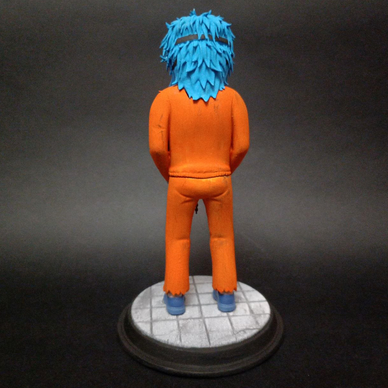 Sally Face Sal Fisher Prison Figurine 22cm Hand Painted Resin Statue