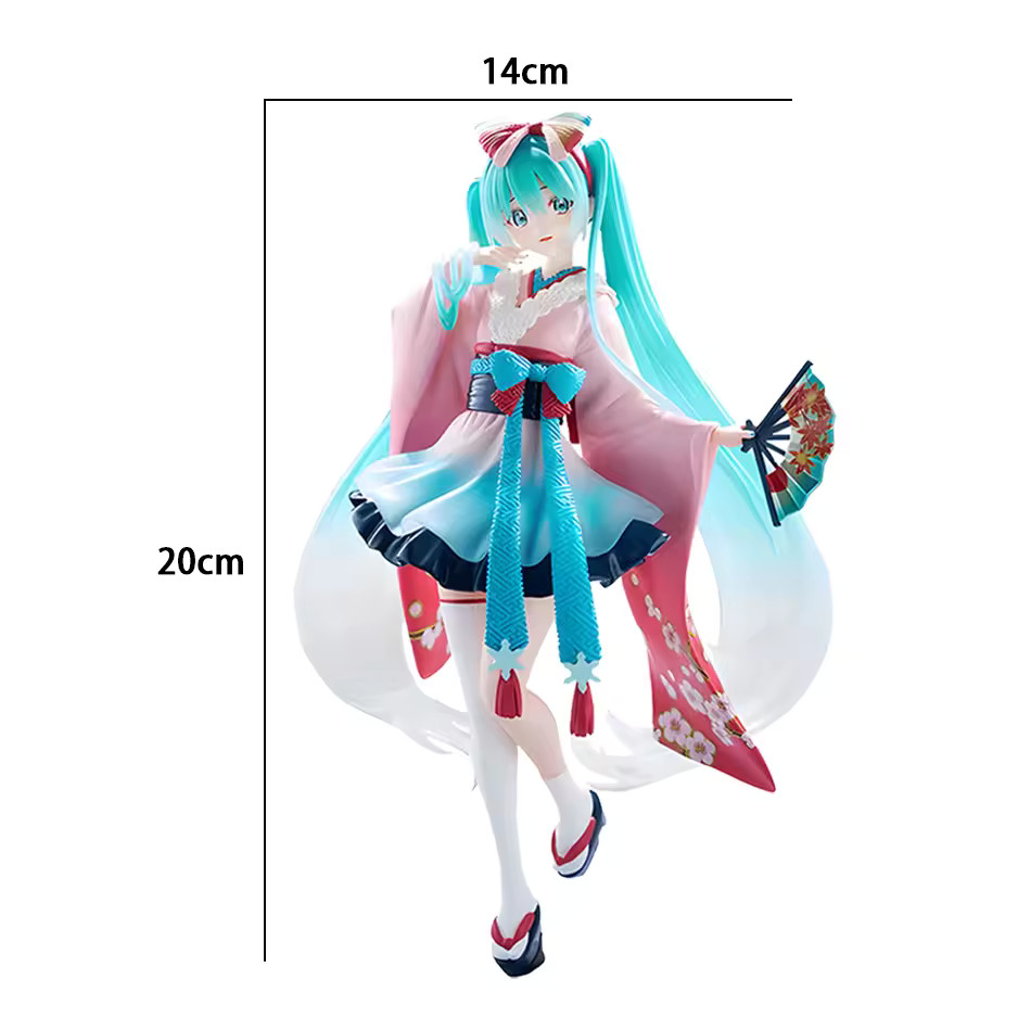 Hatsune Miku Figure Standing Sitting Pose PVC Collectible Model