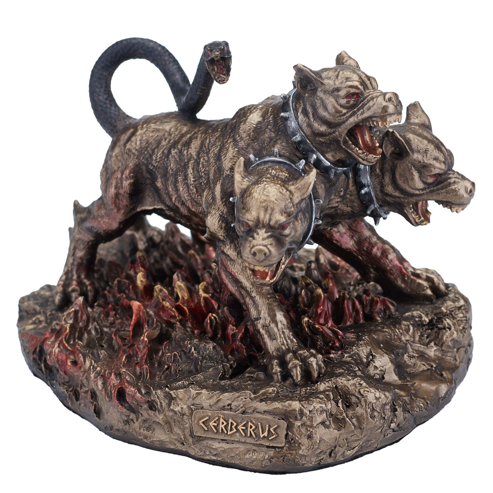 Veronese Design 3 1/2 Inch Cerberus The Three Headed Hound of Hades Figurine