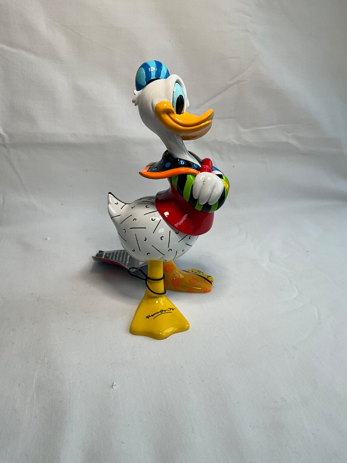 Disney Showcase Collection Britto Angry Donald Duck Figurine Arms Crossed NOS
