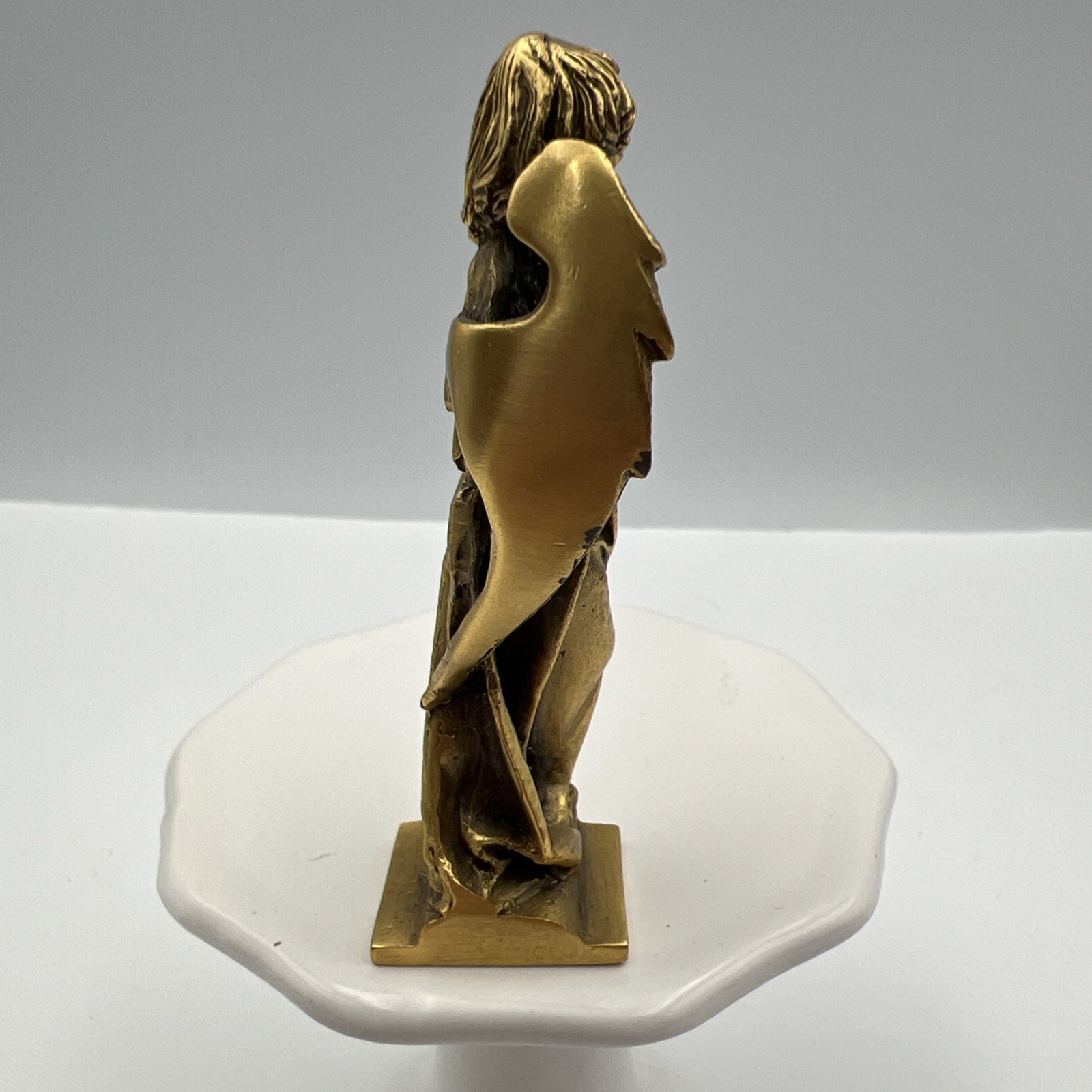 MMA Brass Angel Figurine Metropolitan Museum of Art Sculpture 3 1/8″ Tall