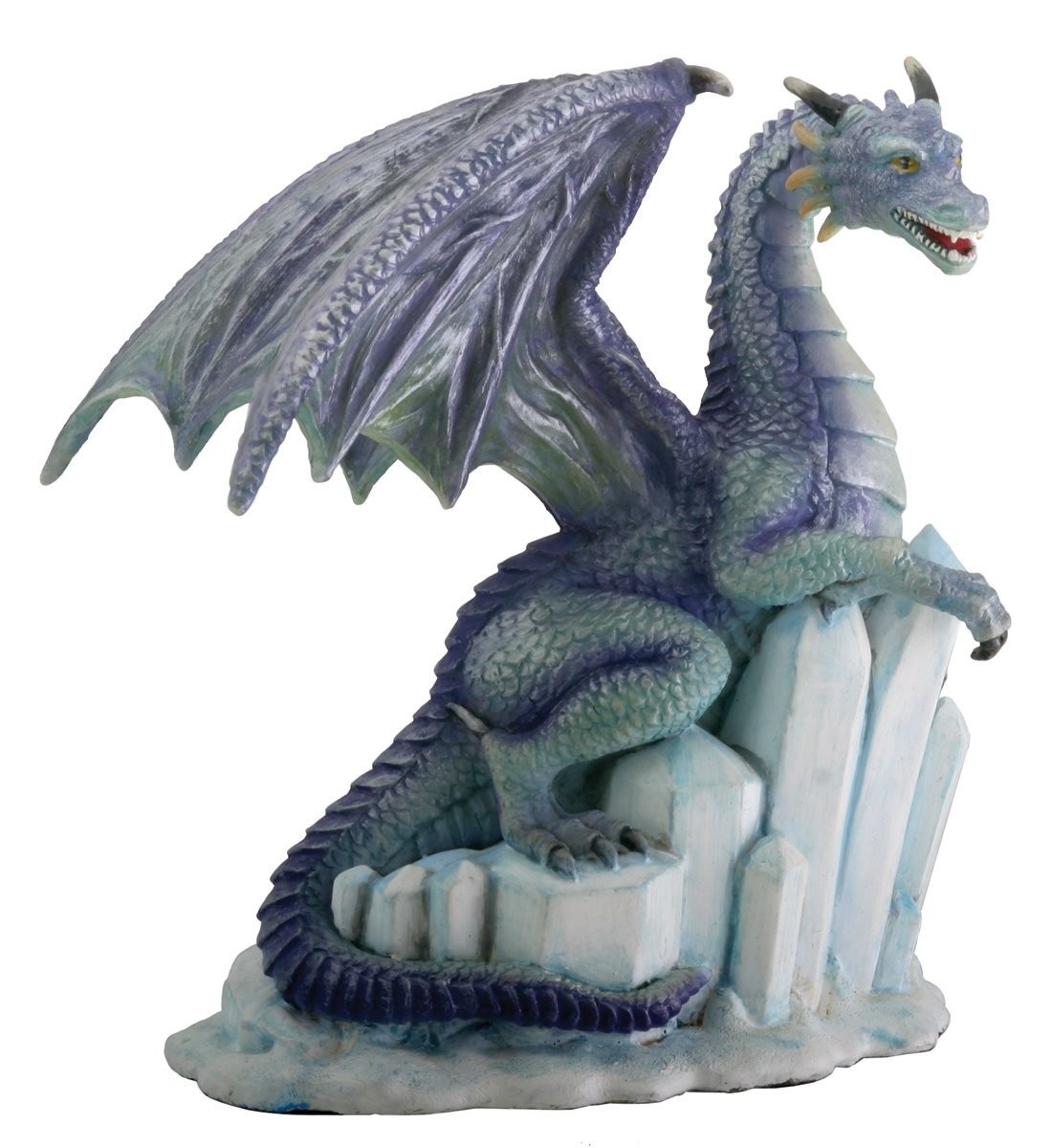 SUMMIT COLLECTION Winter Dragon on Ice Fantasy Figurine Decoration Decor
