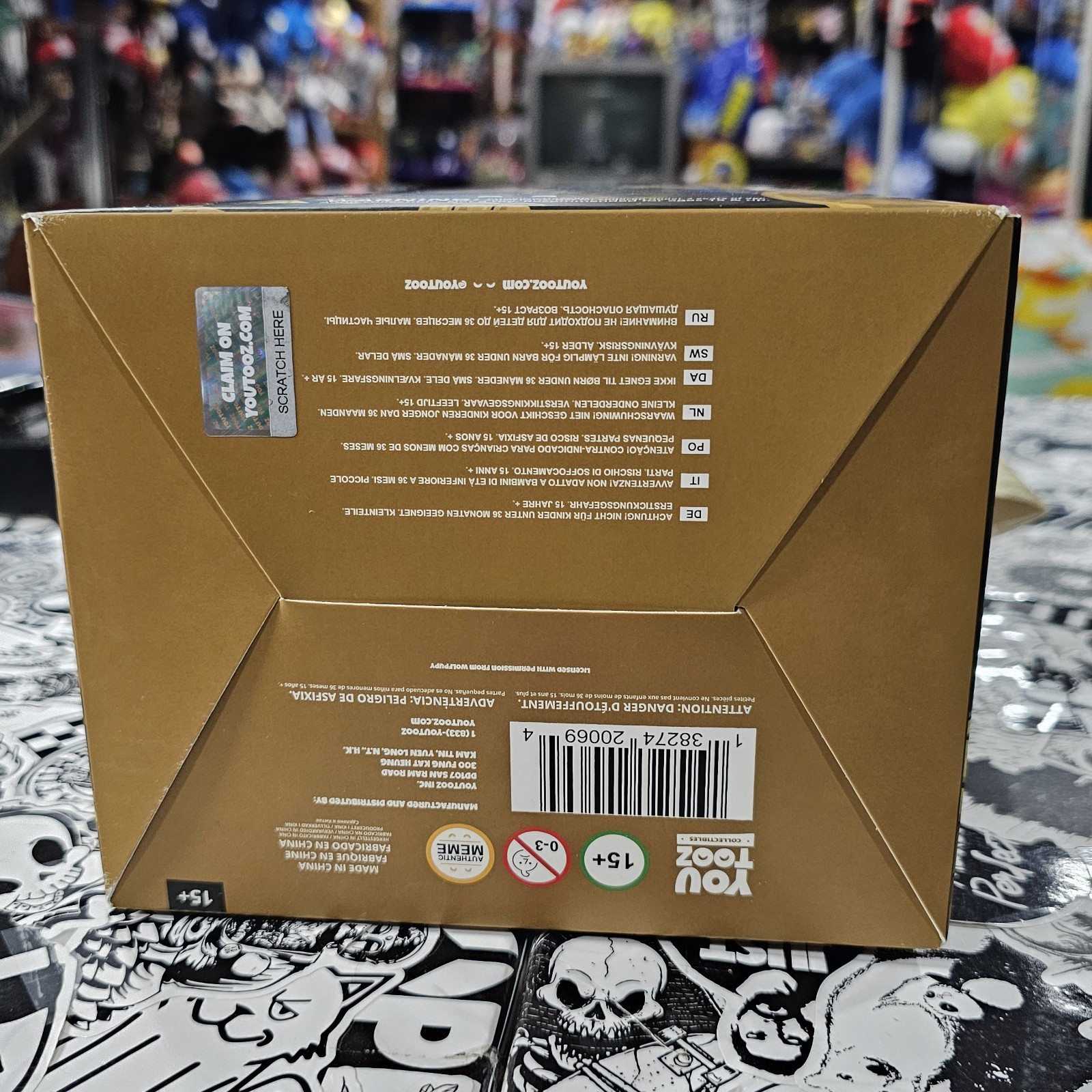 Youtooz Doot Doot Meme #27 Skull Trumplet Halloween Skeleton New w/ Sleeve
