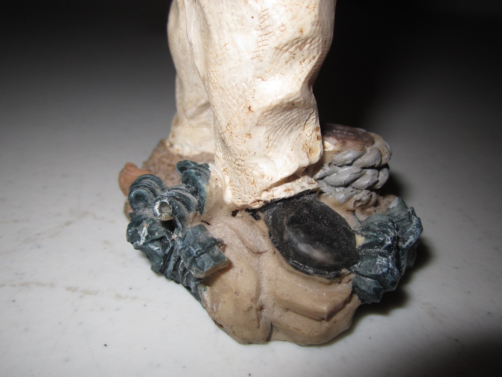 Vintage Folk Art Resin Figure Old Man Nautical Sailor Ship Captain 6”